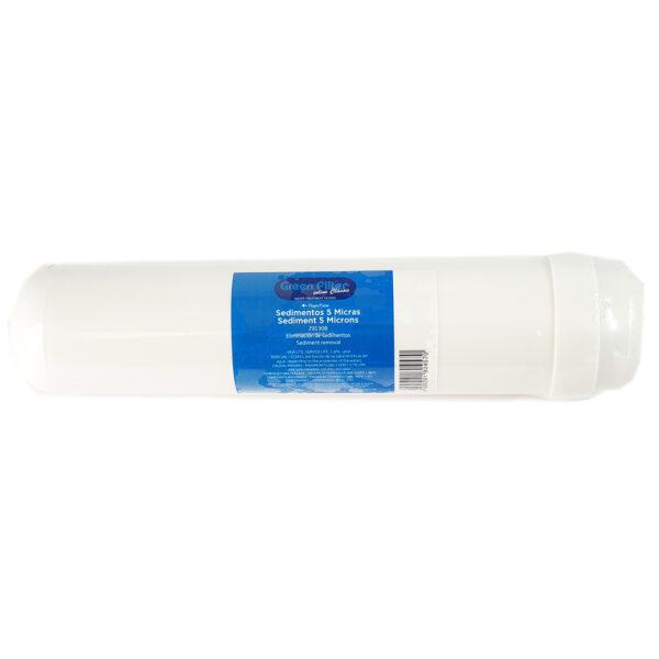 Filtro in Linea a sedimenti Green Filter 1/4" FPT 2,5"x11" - 5 micron