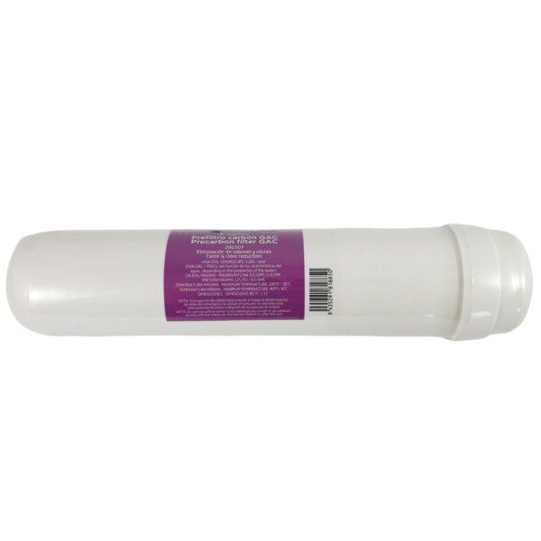 Green filter classic filtro in Linea carbone attivo granulare (GAC) 1/4" FPT 2,5"x11" (20)