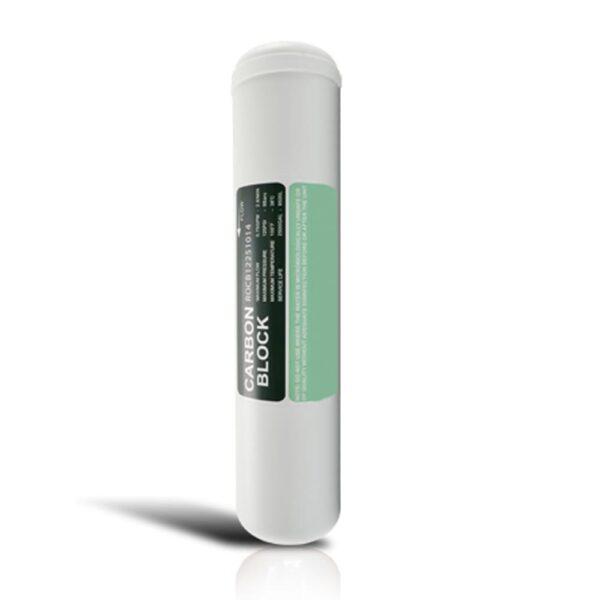 Filtro in linea carbon block 1/4″ FPT 2,5 “x11” – 5 micron