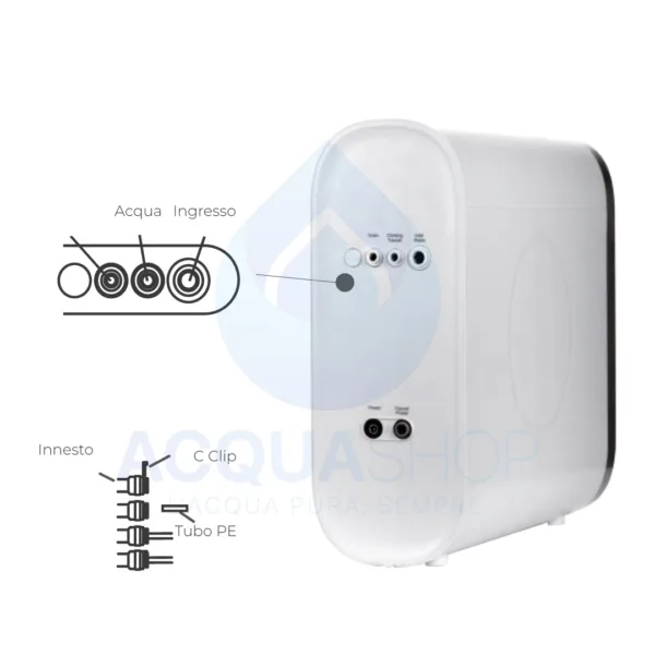 800 PLUS - Sistema ad osmosi inversa flusso diretto con rubinetto elettronico - immagine 2