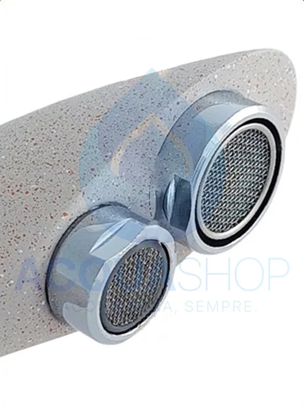 Rubinetto 3 vie 3/8" Granito avena - fragranite - immagine 4