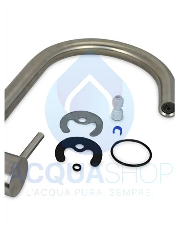Rubinetto acciaio inox 3 vie 3/8" Sale e pepe - immagine 2
